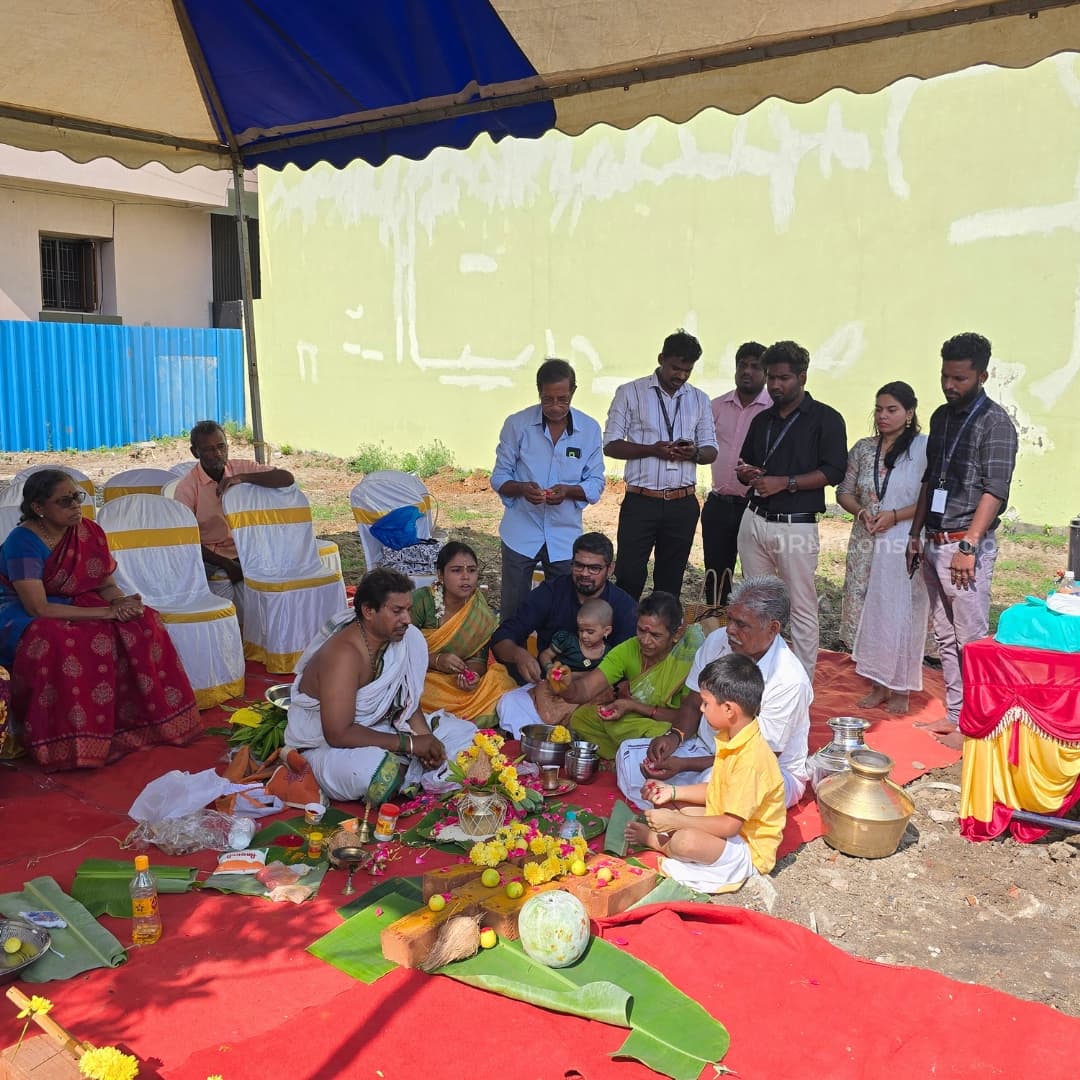 Seeking blessings for construction