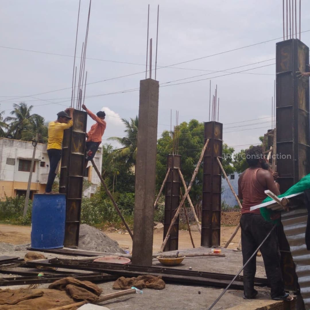 Image 4 of Column rising in ECR construction