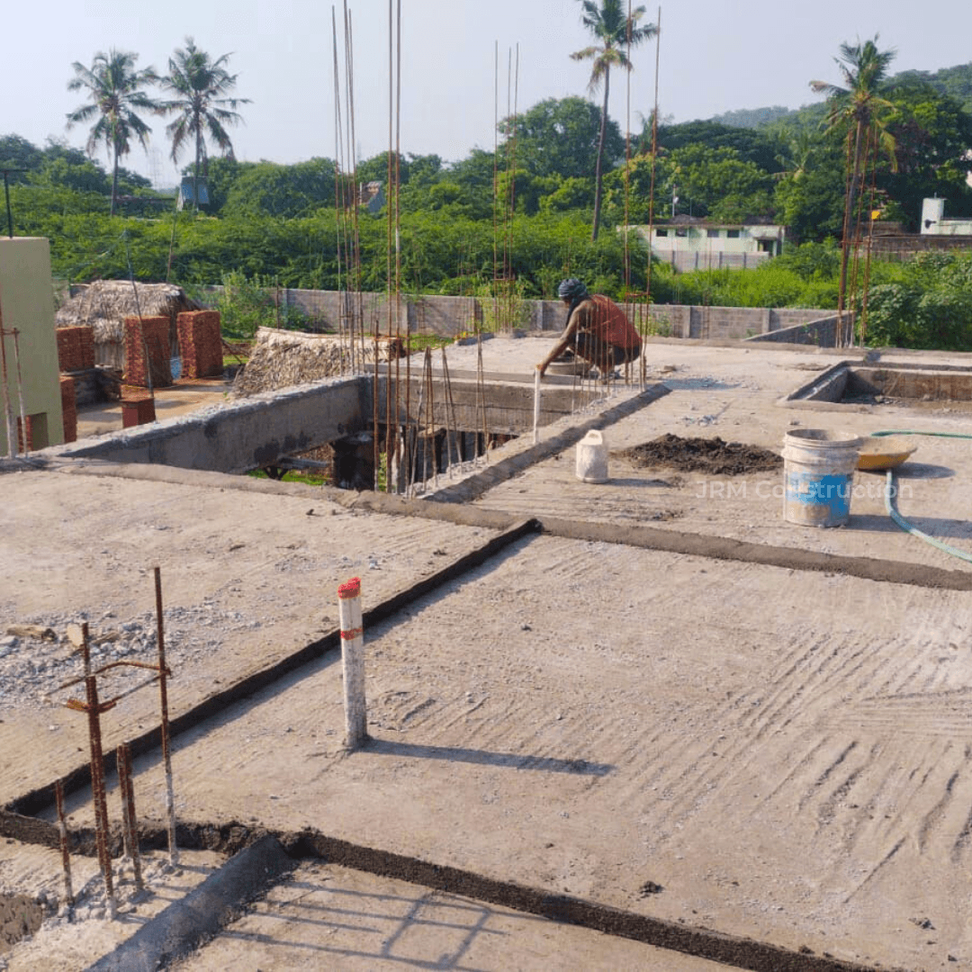 Curing and finishing the roof