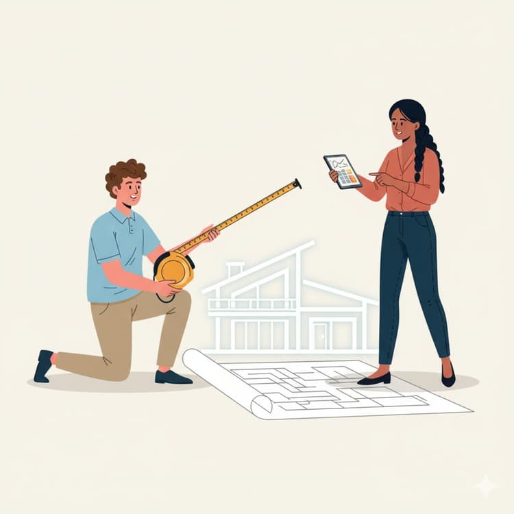 Client discussion about construction project requirements