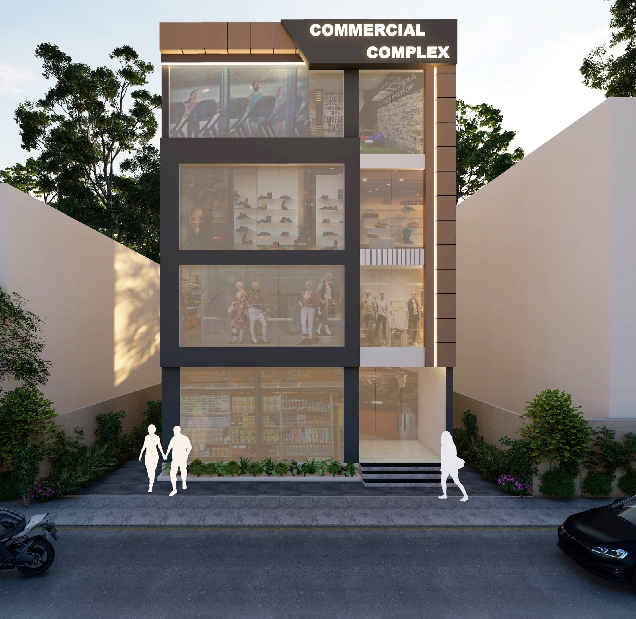 Commercial elevation