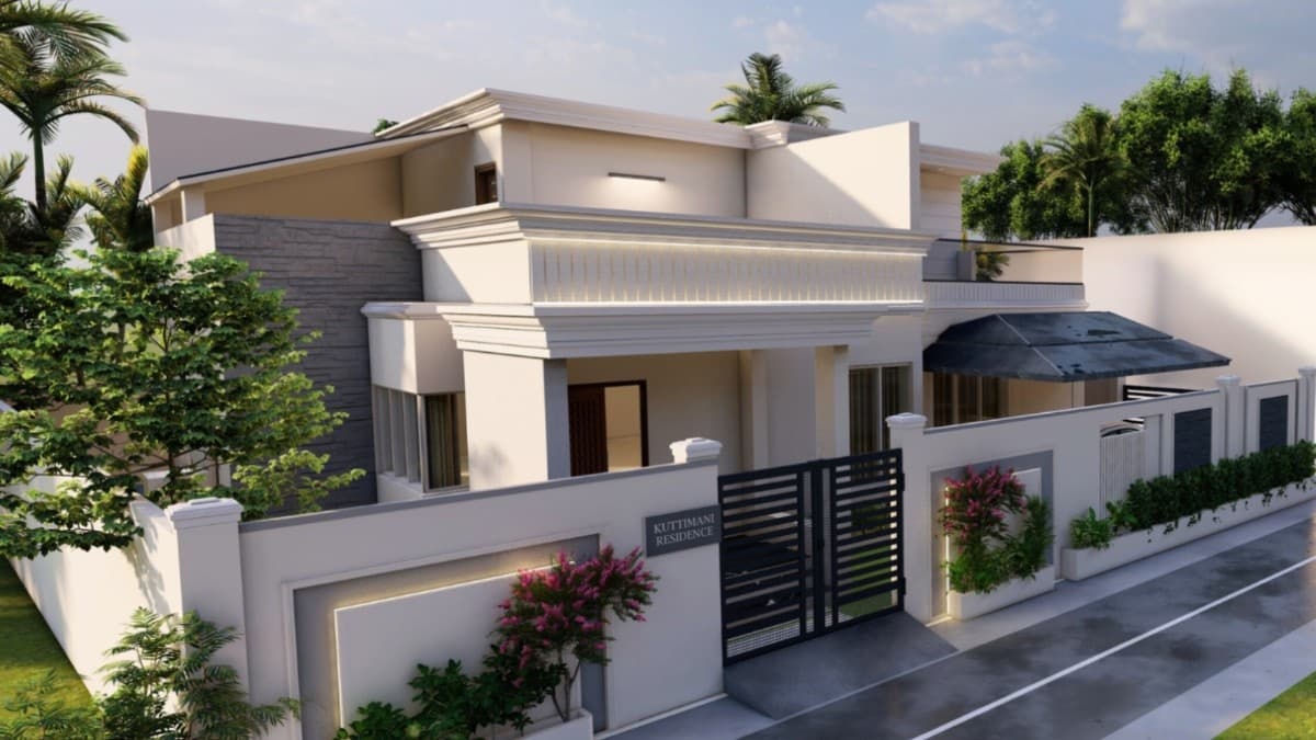 Elegant Coastal Home – Uthandi, Chennai