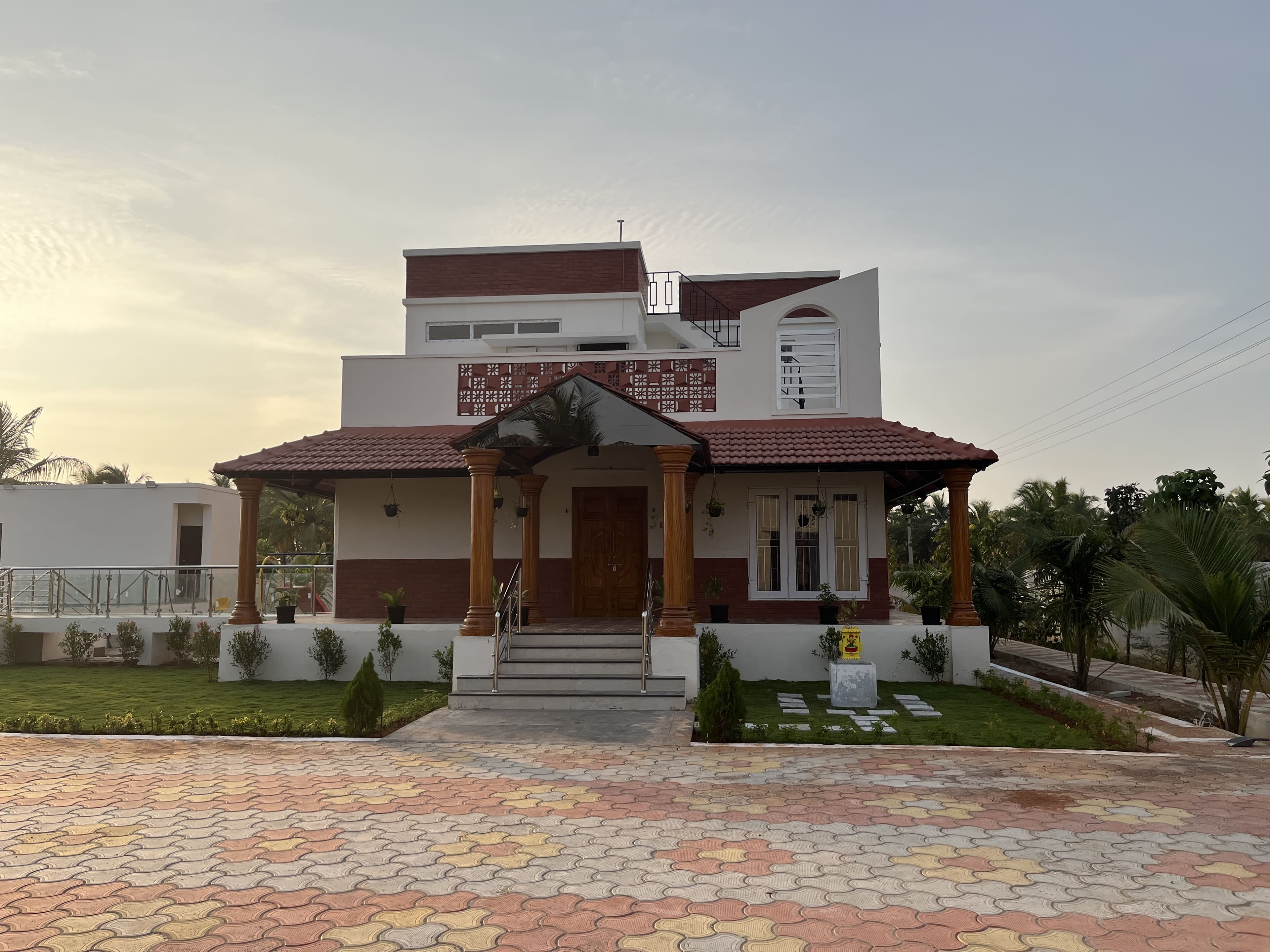 Completed Front View Elevation