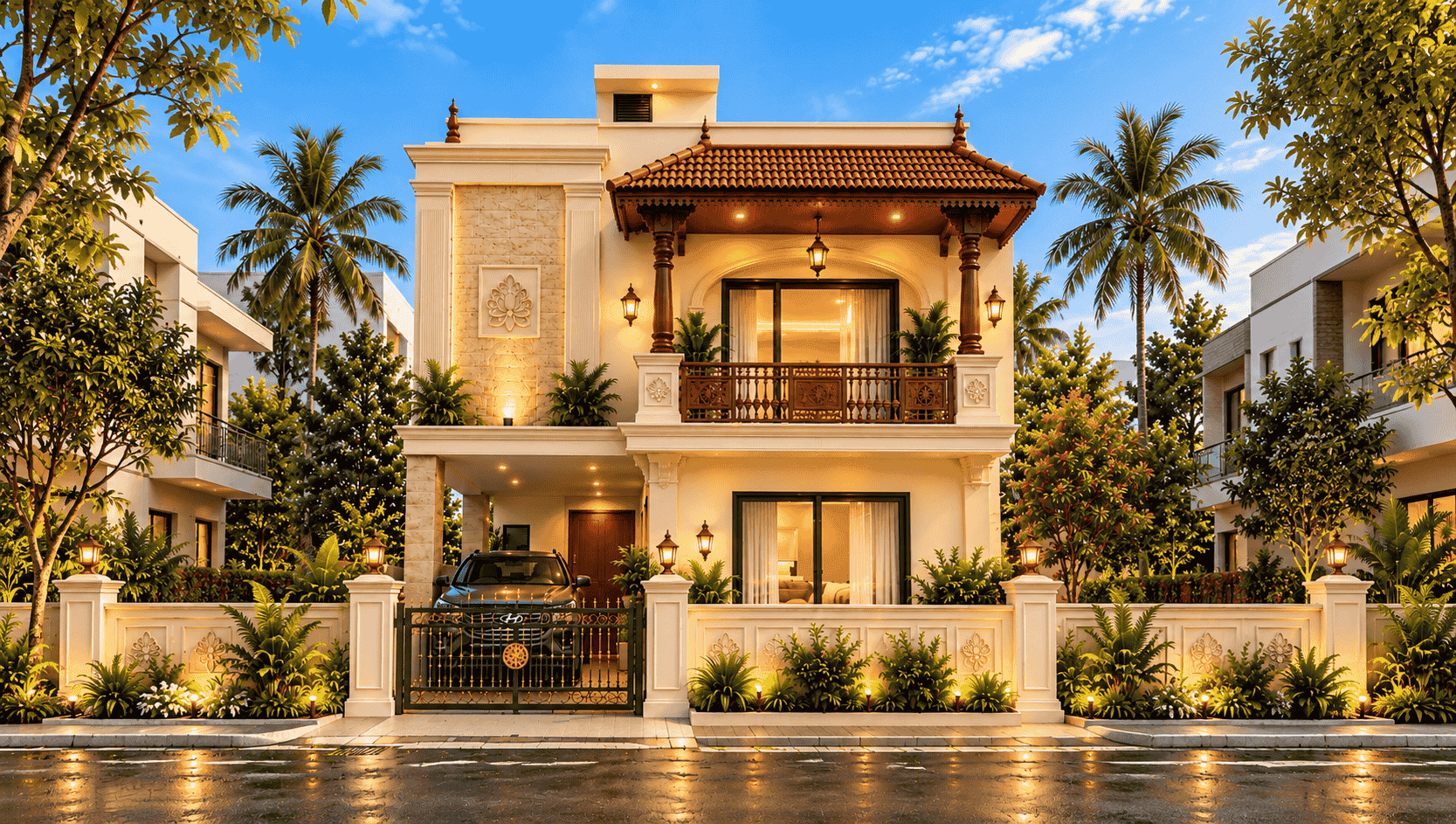G+1 Contemporary Residence Home – Pudupakkam, Chennai