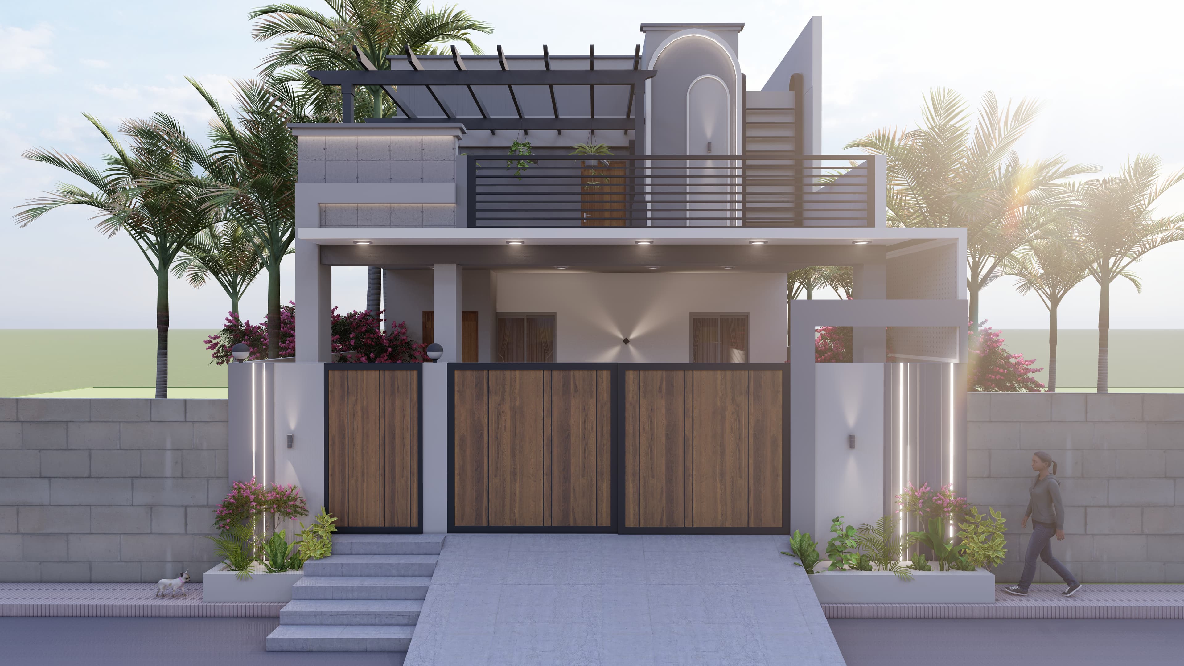 G+1 Luxury Independent House – Mudichur