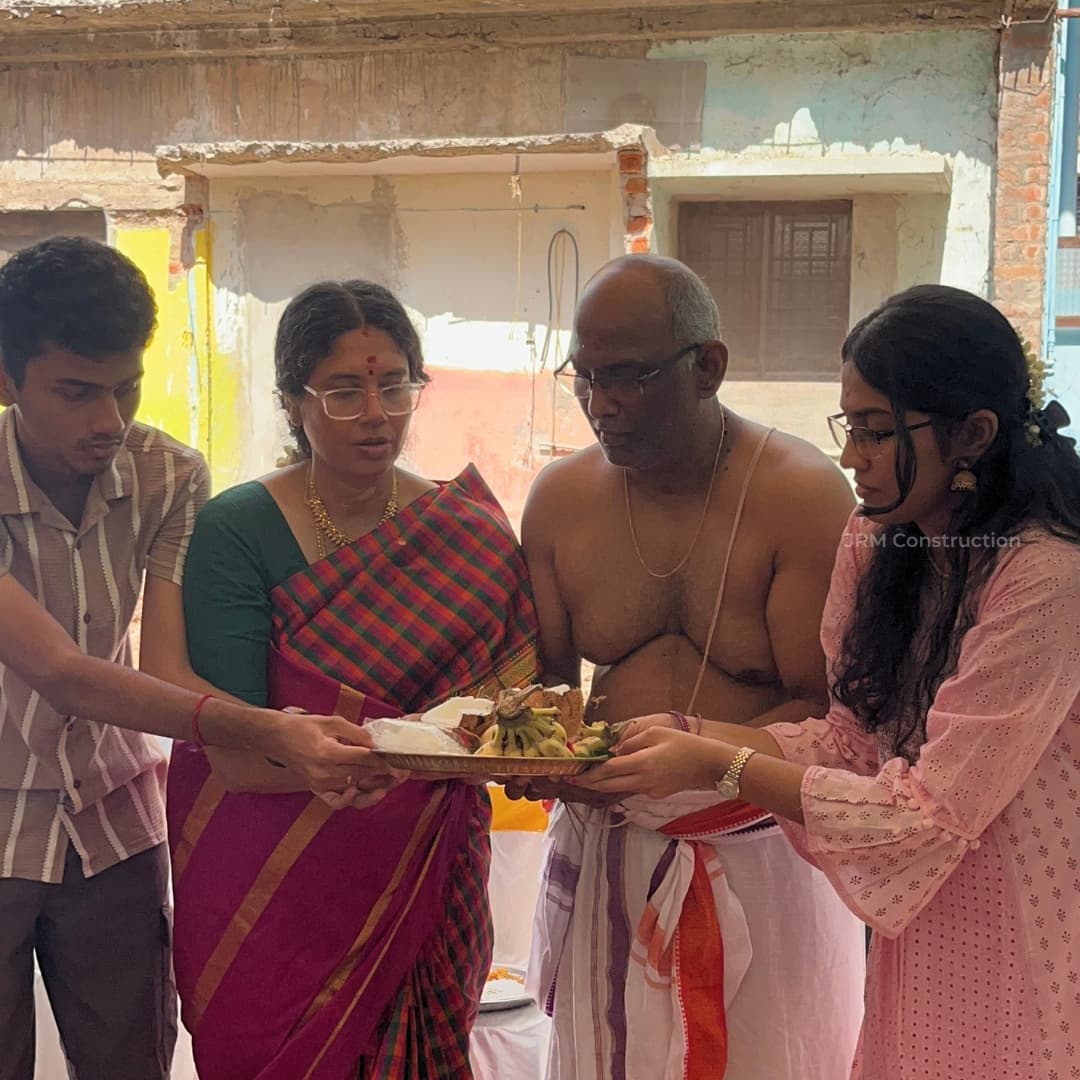Mrs. Srividya and her family