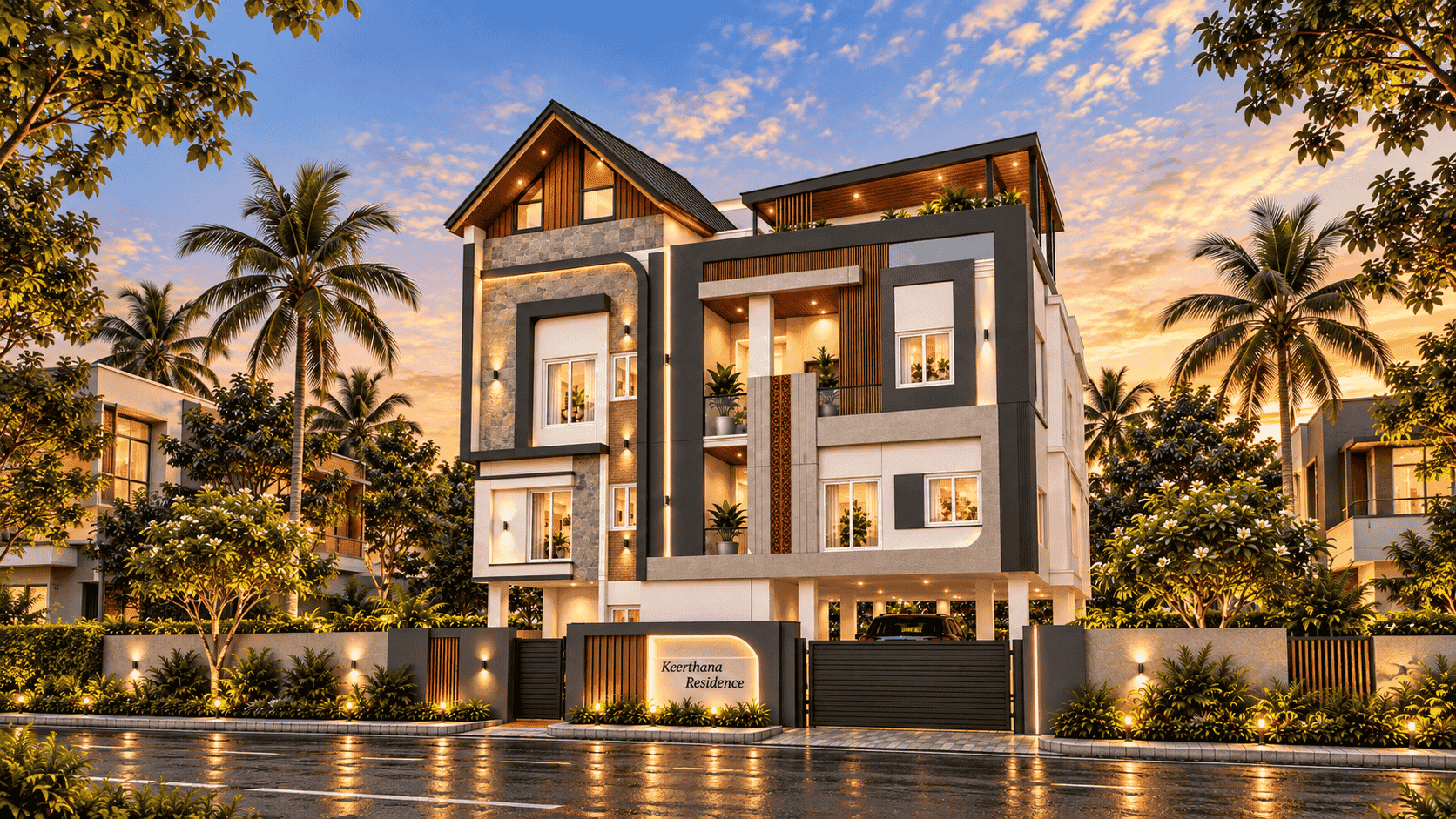 G+2 Luxury Residential Home - Pallikaranai, Chennai.