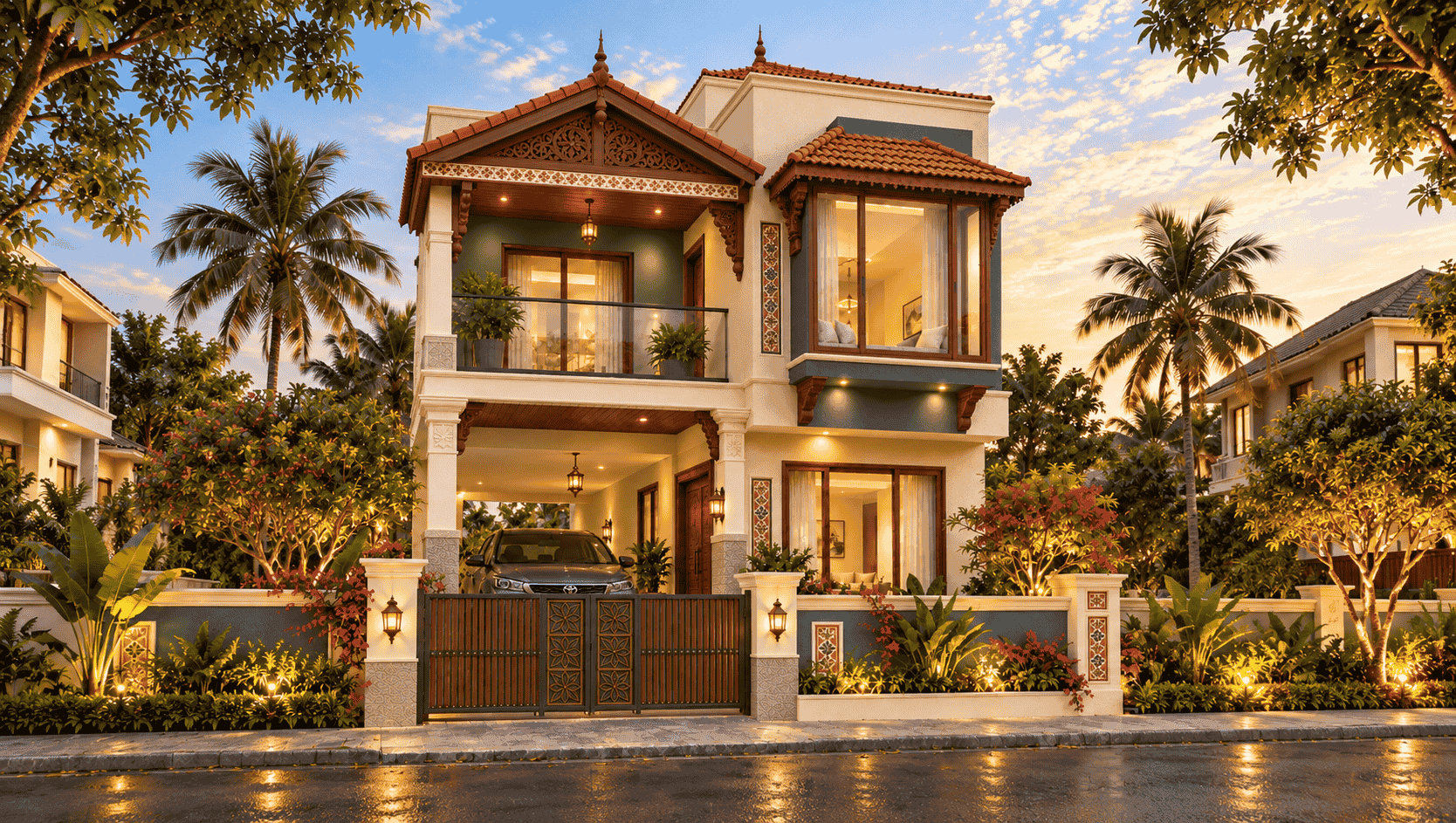G+2 Modern Living Home – Akkarai