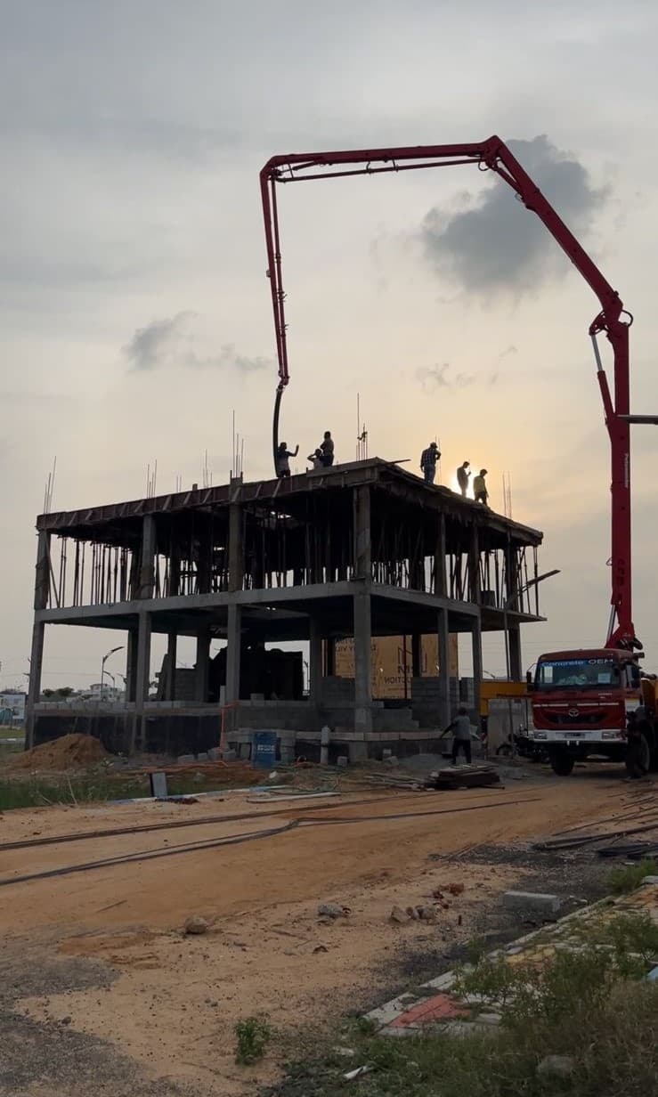 Second Roof Concrete Pour