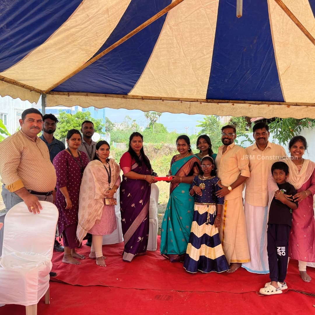 Bhoomi Pooja Celebrating with Our Clients