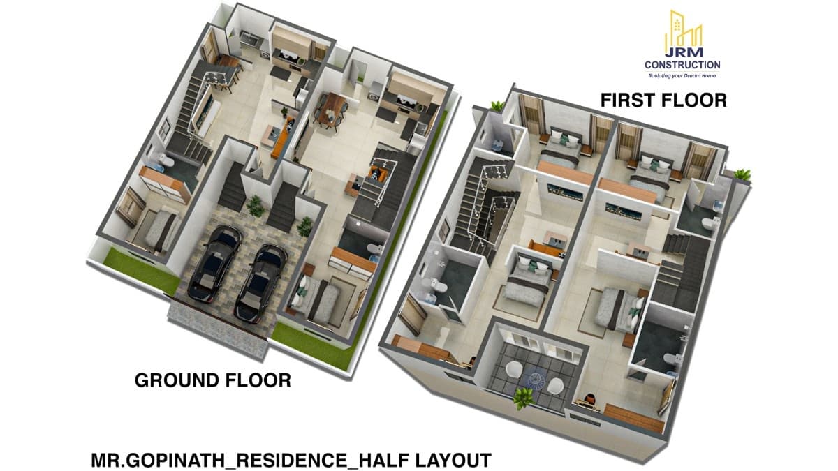 Premium G+2 Villa – Contemporary Luxury in Sholinganallur
