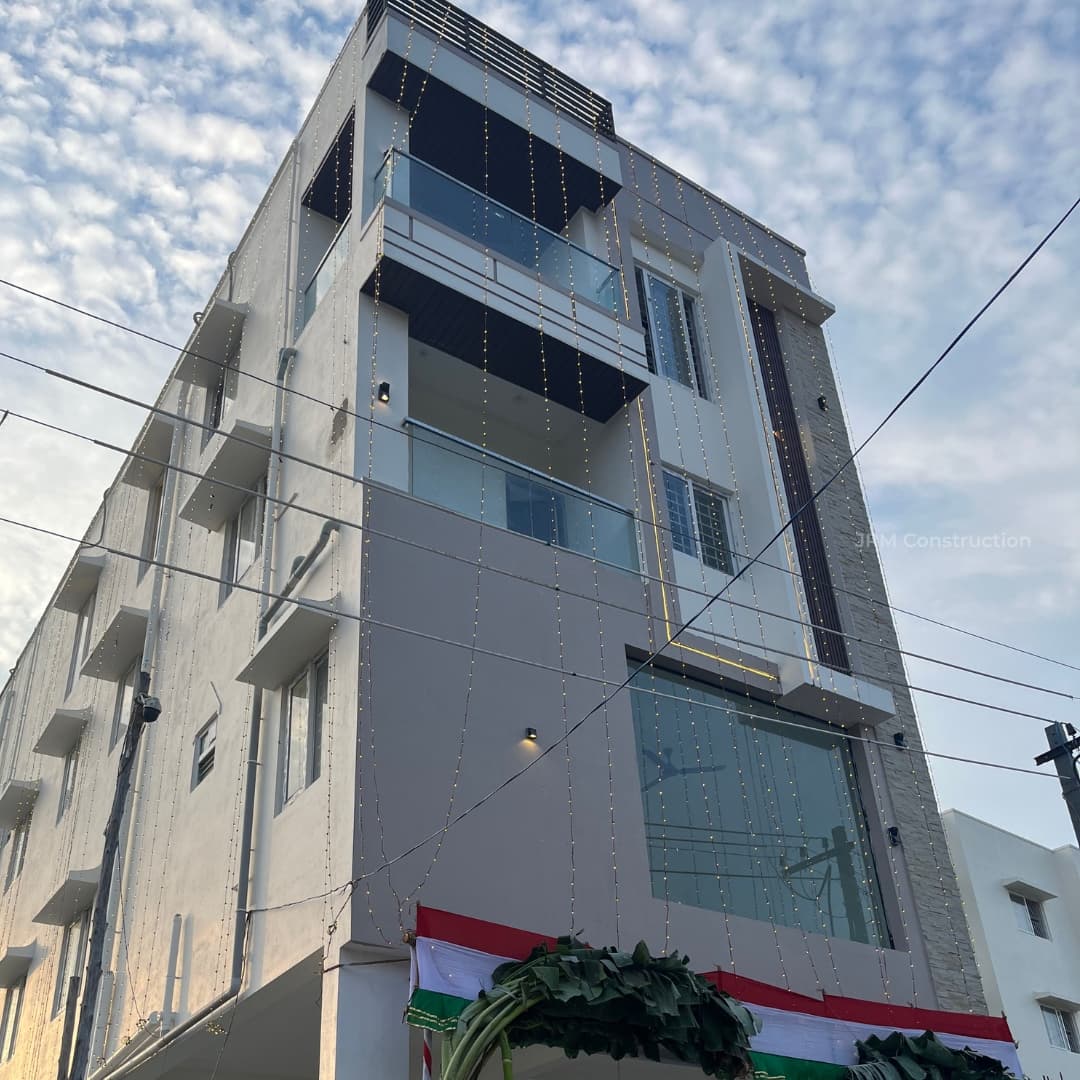 Mr. Praveen's luxury G+3 residential home